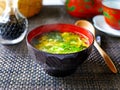 Miso soup Royalty Free Stock Photo