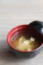 Miso soup , Japanese Food Royalty Free Stock Photo