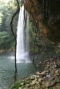 Misol-Ha waterfall on Chiapas Royalty Free Stock Photo