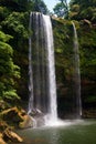 Misol-Ha waterfall near Palenque, Chiapas, Mexico Royalty Free Stock Photo