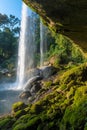 Misol Ha Waterfall Sunset, Chiapas, Mexico Royalty Free Stock Photo