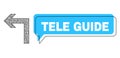 Misplaced Tele Guide Chat Frame and Network Turn Left Icon