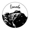 Miss Cascade Mountain In A Circle With `Canada` Text