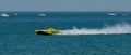 Miss Geico Superboat with large wake