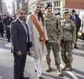 Manhattan, New York, USA - November 11, 2019: 100th Annnual Veteran Day Parade in New York