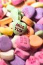 Miss you candy Royalty Free Stock Photo