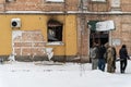Missing Banksy graffiti in Gostomel, Ukraine