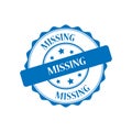 Missing stamp illustration