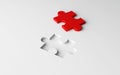 Missing jigsaw puzzle pieces in unfinished work, strategy and so Royalty Free Stock Photo