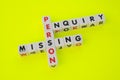 Missing person enquiry Royalty Free Stock Photo