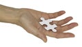 The Missing Piece of the Jigsaw Royalty Free Stock Photo