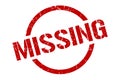 missing stamp Royalty Free Stock Photo