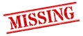 missing stamp Royalty Free Stock Photo