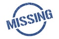 missing stamp Royalty Free Stock Photo