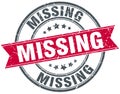 missing stamp Royalty Free Stock Photo