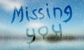 Missing You Royalty Free Stock Photo