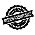 Mission accomplished stamp Royalty Free Stock Photo
