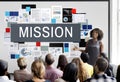 Mission Aim Goals Motivation Target Vision Concept Royalty Free Stock Photo