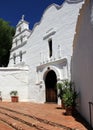 Mission Basilica San Diego de Alcala, the first Franciscan mission in The Californias, founded in 1769, San Diego, CA, USA