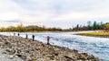Mission, British Columbia/Canada: Fishing on Hayward Lake during a Salmon Run