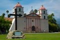 Mission building in Santa Barbara, California