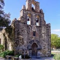 Mission Espada exterior view, San Antonio, Texas, USA Royalty Free Stock Photo