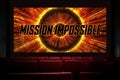 Mission Impossible - Dead Reckoning Part One movie in the cinema. Astana, Kazakhstan - July 2, 2023.