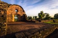 Mission of Jesus de Tavarangue - June 26, 2017: Inside the ancient Jesuit ruins of the Mission of Jesus de Tavarangue, Paraguay