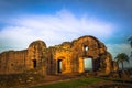 Mission of Jesus de Tavarangue - June 26, 2017: Inside the ancient Jesuit ruins of the Mission of Jesus de Tavarangue, Paraguay