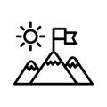 Mission Line Style vector icon which can easily modify or edit