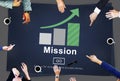 Mission Objective Goals Target Vision Strategy Concept Royalty Free Stock Photo