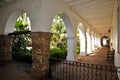 Mission San Luis Rey Courtyard Royalty Free Stock Photo