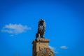 Mission San Xavier del Bac Lion Statue
