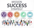 Mission Success Strategy Achievement Strategy Concept Royalty Free Stock Photo