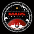 Mission to mars vector logo. Royalty Free Stock Photo