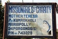 Missionaries of Charity in Kumrokhali, West Bengal, India Royalty Free Stock Photo