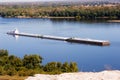 Mississippi barge Royalty Free Stock Photo