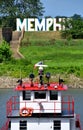 Mississippi Cruise Boat Faces Memphis Sign