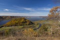 Mississippi River In Autumn Royalty Free Stock Photo