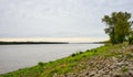 Mississippi river bank Royalty Free Stock Photo