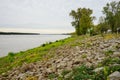 Mississippi river bank Royalty Free Stock Photo