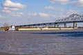 Mississippi river barge