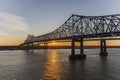 Mississippi River Bridges Royalty Free Stock Photo