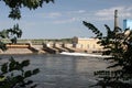 Mississippi River Dam Royalty Free Stock Photo