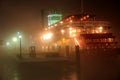 Mississippi River Paddleboat in the Fog