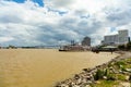 Mississippi River Skyline Royalty Free Stock Photo
