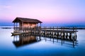 Missolonghi floating house Royalty Free Stock Photo