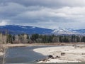 Breathe taking Montana Rocky mountains Royalty Free Stock Photo