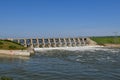 Missouri River dam at Gavins Point