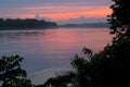 Missouri River Sunset Royalty Free Stock Photo